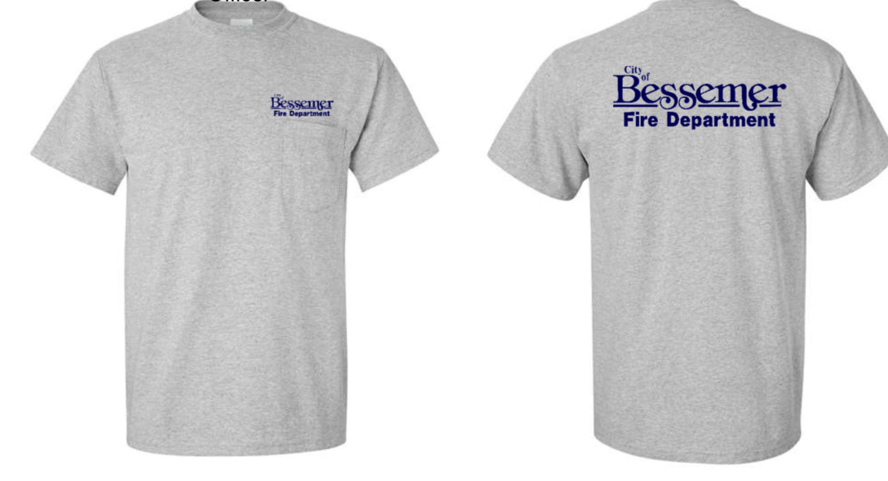 Bessemer -  City Logo Officer T Shirts