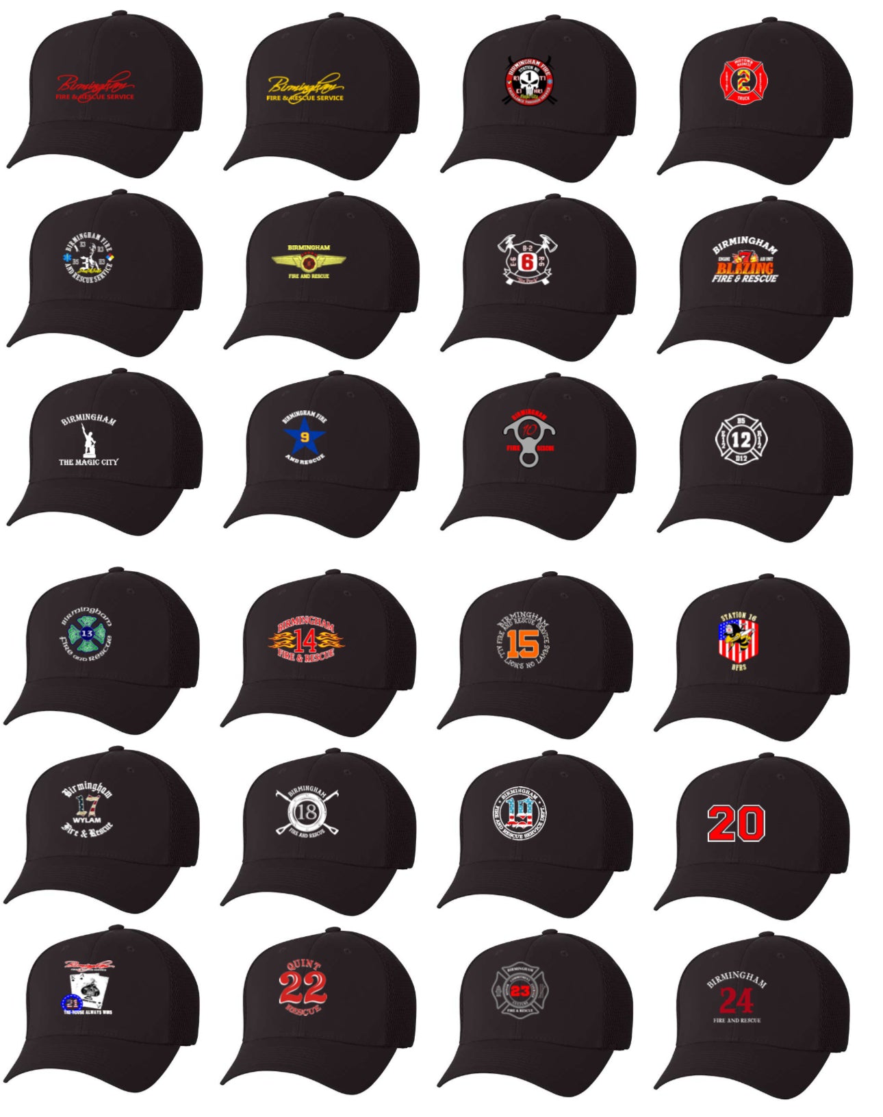 BFRS: Flexfit Hats (ALL LOGOS)