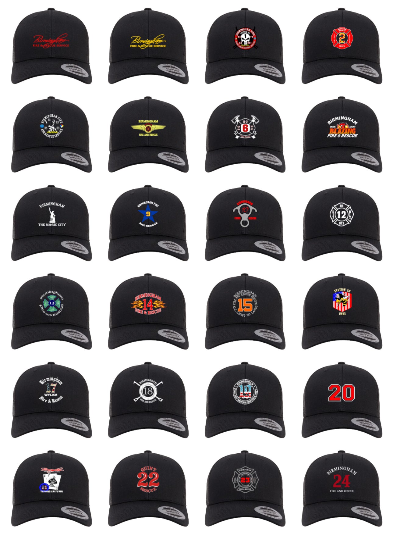 BFRS: Snapback Hats (ALL LOGOS)