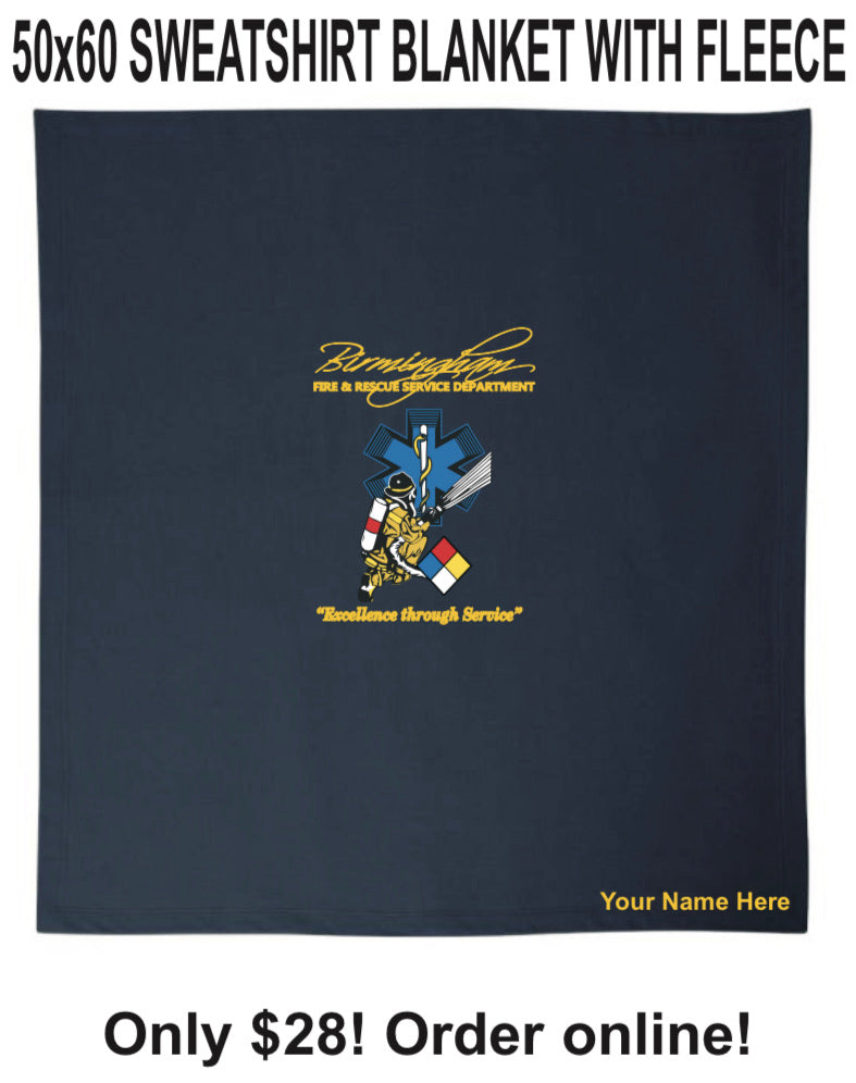 BFRS Official Logo: Sweatshirt Blanket with Fleece